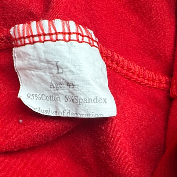 Source Unknown Red Ruffle Girls' Shorts - Picture 2 of 3